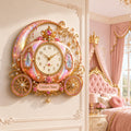 Personalized Carriage Wall Clock with Custom Name — personalized with a custom name