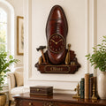 Personalized Oxford Shoe Wall Clock with Custom Name — personalized with a custom name