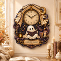 Personalized Ghost Reader Wall Clock with Custom Name — personalized with a custom name