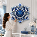 Personalized Figure Skating Wall Clock with Custom Name — personalized with a custom name