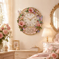 Personalized Hummingbird Wall Clock with Custom Name — personalized with a custom name