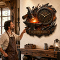Personalized Blacksmith Wall Clock with Custom Name — personalized with a custom name