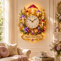 Personalized Mushroom Wall Clock with Custom Name — personalized with a custom name