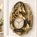 Personalized Deco Interior Collectors Wall Clock with Custom Name — personalized with a custom name